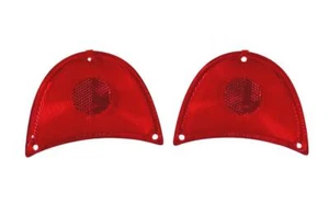 57 Chevy Red Taillight Lenses Pair 1957 Chevrolet New - Picture 1 of 3