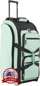 Bolso de Viaje Plegable Con Ruedas 30" Ligero Bolsa De Viaje Con 4 Ruedas NEW US - Picture 1 of 8