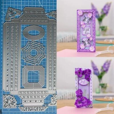 Metal Cutting Dies Box Scrapbooking Photo Album Embossing Paper Card Stencil DIY