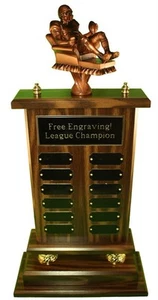 FANTASY FOOTBALL TROPHY 23" 12 YEAR ARMCHAIR QB- FREE ENGRAVING! SHIPS IN 1 DAY - Picture 1 of 1