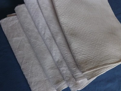 lot de 5 grands torchons en lin brut, XIX ème - Photo 1/4