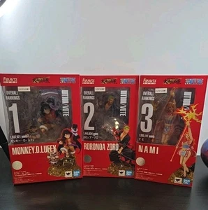 Tamashi Nations One Piece Luffy Nami Zoro WT100 Commemorative Figuarts SET - Picture 1 of 10