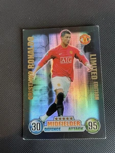Match Attax Cristiano Ronaldo Limited Edition 07/08 DAMAGED - Picture 1 of 4