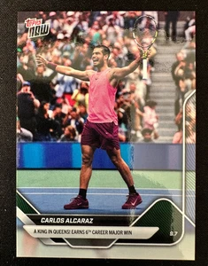 IN HAND Carlos Alcaraz 2025 Topps Now Tennis #TN-CA US Open Champion - Picture 1 of 2