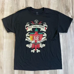 Huy Fong Foods Sriracha Hot Sauce 38 Years Promo Tee Hanes L Funny Food Shirt - Picture 1 of 6