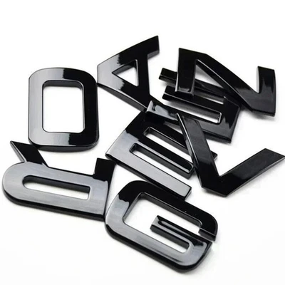 2pcs Gloss Black Front Hood&Tailgate Letter Fits Range Rover Sport Evoque Emblem - Image 1 of 2