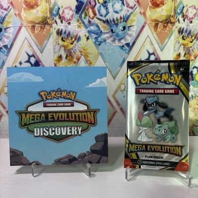 Libro de estampillas exclusivo Mega Evolution Discovery Pokemon TCG Los Angeles Comic Con Foto 1 de 4