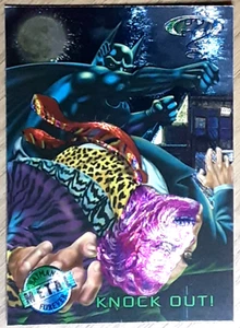 1995 Batman Metal Forever Card 26 KNOCK OUT !. - Picture 1 of 3