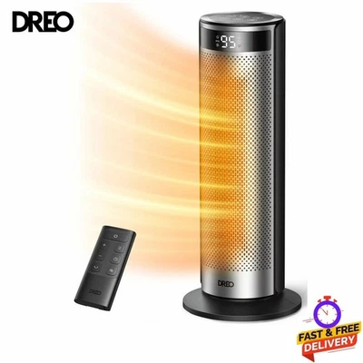 Dreo Solaris 628 Ceramic Tower Heater 2000W Oscillating Remote Thermostat Safety - Image 1 of 4