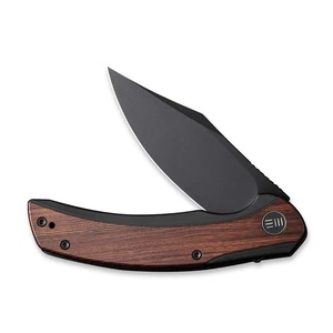 WE KNIFE Snick Frame Lock 19022F-3 Knife CPM 20CV Steel Cuibourtia Wood Titanium - Picture 1 of 6