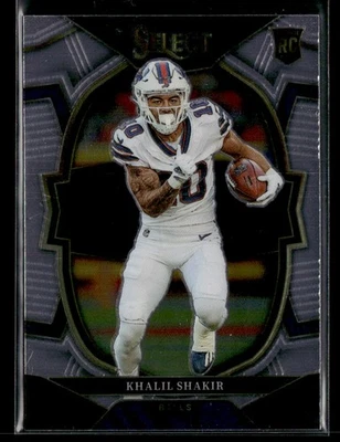 2022 Panini Select Khalil Shakir #99 Rookie - Image 1 of 2
