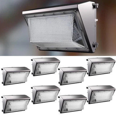 Lightdot 120W LED Wall Pack Lights, 100-120v Dusk to Dawn with Photocell