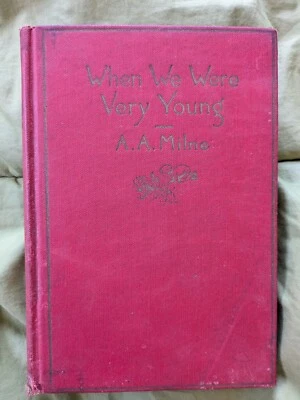 WHEN WE WERE VERY YOUNG - AA Milne 1925 Dutton 66th Printing, First Edition 1924 Foto 1 de 4