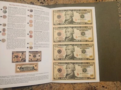 2004 A $10 ATLANTA (SUPER RARE) Uncut Sheet BEP Package Uncirculated/GEM - Image 1 of 4