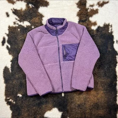 Womens XXLarge Under Armour Reversible Sherpa Lined Jacket Purple 1365908-554 - Image 1 of 3