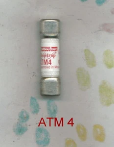 FUSIBLE GOULD SHAWMUT ATM4 ATM 4 600 VOLTIOS 4 AMPERIOS - Imagen 1 de 1