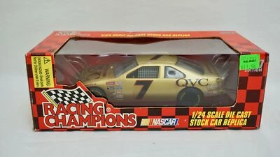 Geoff Bodine Die Cast 1997 Racing Champions #7 QVC Gold Rush escala 1/24 NASCAR Foto 1 de 4