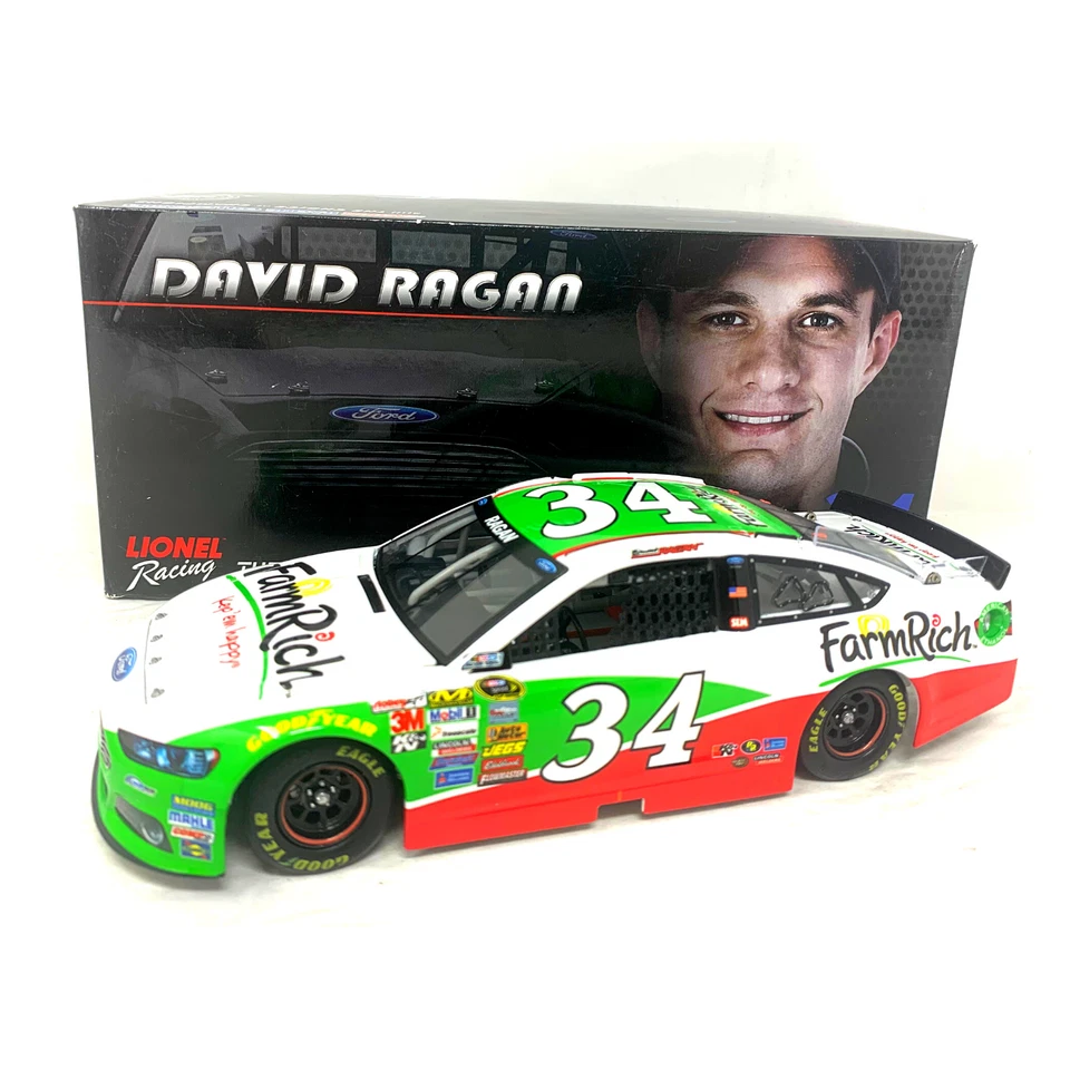 Lionel Racing Nascar #34 David Ragan Farm Rich 2014 Ford Fusion 1:24 Diecast - Image 1 of 4