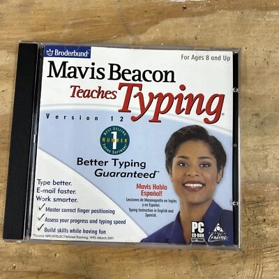 Mavis Beacon Teaches Typing Version 12 - Broderbund 2001 - Image 1 of 4