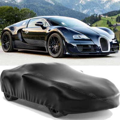 Cubierta de coche elástica satinada a prueba de polvo antiarañazos impermeable Reino Unido para Bugatti Veyron Foto 1 de 4