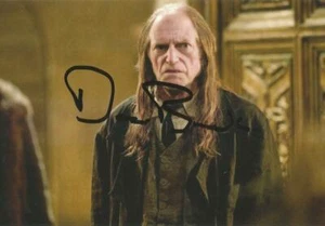 HARRY POTTER: DAVID BRADLEY 'ARGUS FILCH' SIGNED 6x4 ACTION PHOTO+COA - Picture 1 of 1