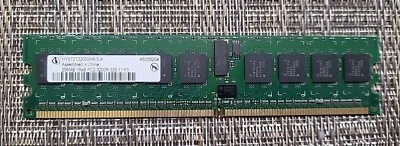 Módulo de memoria DIMM HYS72T32000HR Infineon 256 MB PC2-3200 DDR2-400 MHz ECC de 240 pines Foto 1 de 3