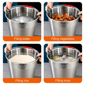 BBQ Charcoal Bucket Ash Tray Outdoors with Lid Ashtray for outside - Picture 1 of 10