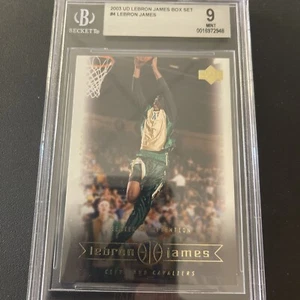2003-04 Upper Deck Box Set LeBron James #4, BGS Graded 9.0 Mint - Picture 1 of 3