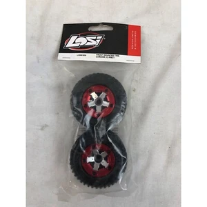 Losi Front Mounted Tires, 2 Pack, Chrome, LOSB1950 - Picture 1 of 7