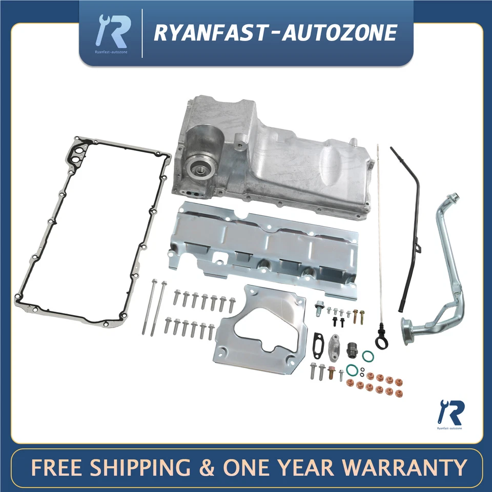 Kit completo de cárter de aceite del motor apto para Chevy GM LS1 LS3 LSA LSX Cadillac 19212593 Foto 1 de 4