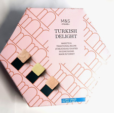 M&S Turkish Delight 325g Delicious Dusted Icing Sugar Made in Turkey Xmas Recipe