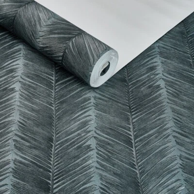 Vintage “Belize” Palm Plant Leaves Wallpaper Living Bed Room Home Decor - Image 1 of 4