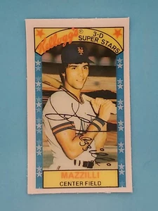1979 Kellogg's 3-D Superstars Lee Mazzilli New York Mets #42 ⚾ - Bild 1 von 2