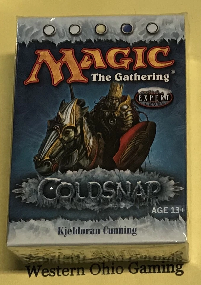 Magic The Gathering Coldsnap Kjeldoran Cunning Theme Deck NEW MTG TCG Blue White - Image 1 of 1