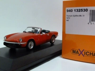 Triumph Spitfire Mkiv 1972 Roadster Red Maxichamps 940132530 1:43 Mk4 Minichamps - Image 1 of 4