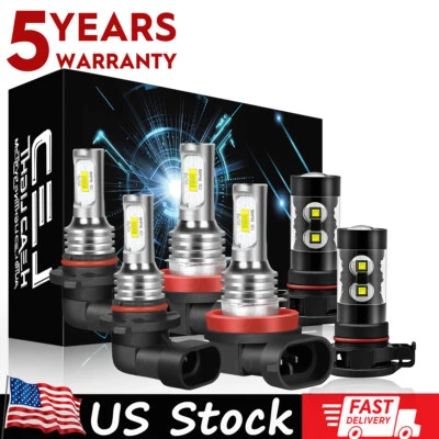 Faro LED alto/bajo + faros antiniebla para Jeep Grand Cherokee 2011 2012 2013 Foto 1 de 4