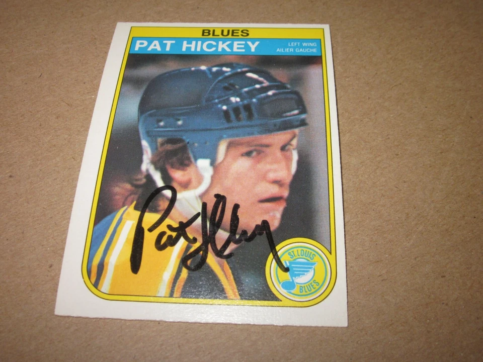 PAT HICKEY SIGNED AUTOGRAPHED 1982 OPC O-PEE-CHEE HOCKEY CARD # 304 - Image 1 of 1