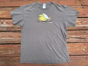 Vintage Robert Crumb Mr Natural Adult Short Sleeve T-Shirt Brown Size Large - Picture 1 of 6