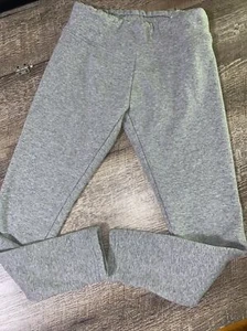 Justice size 12 gray fleece lined leggings warm Guc 10 ? - Picture 1 of 8