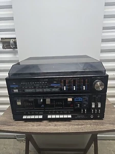 Vintage SANYO Stereo System GXT-140H Turn Table Cassette Radio - Picture 1 of 17