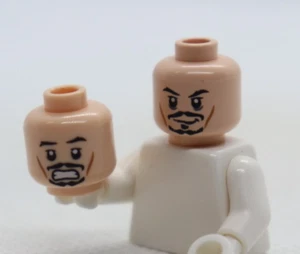 HEAD -DUAL Captain Jack Sparrow Pirates Of The Caribbean LEGO® Minifigure Part - Picture 1 of 1