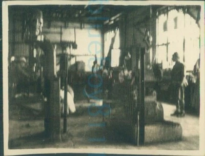 1946 Japan Kure RE Machine Workshop Orig Photo by British Soldier 2.2x1.6" - Image 1 of 2