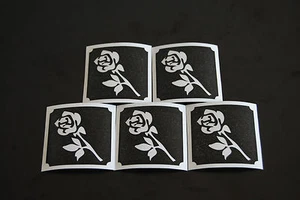 Plantilla de maquillaje de tallo largo rosa - paquete de 5 - Imagen 1 de 3