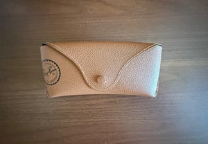 Ray-Ban Snap-to-Close Semi-Hard Case (only) Brown Exterior/Black Interior - Picture 1 of 4