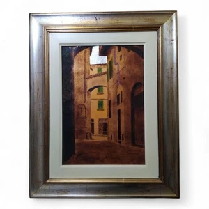 QUADRO FIRENZE P.ZZA DELLE PALLOTTOLE- MARIO MARE' 1973 SMALTO A FUOCO SU RAME - Imagen 1 de 7