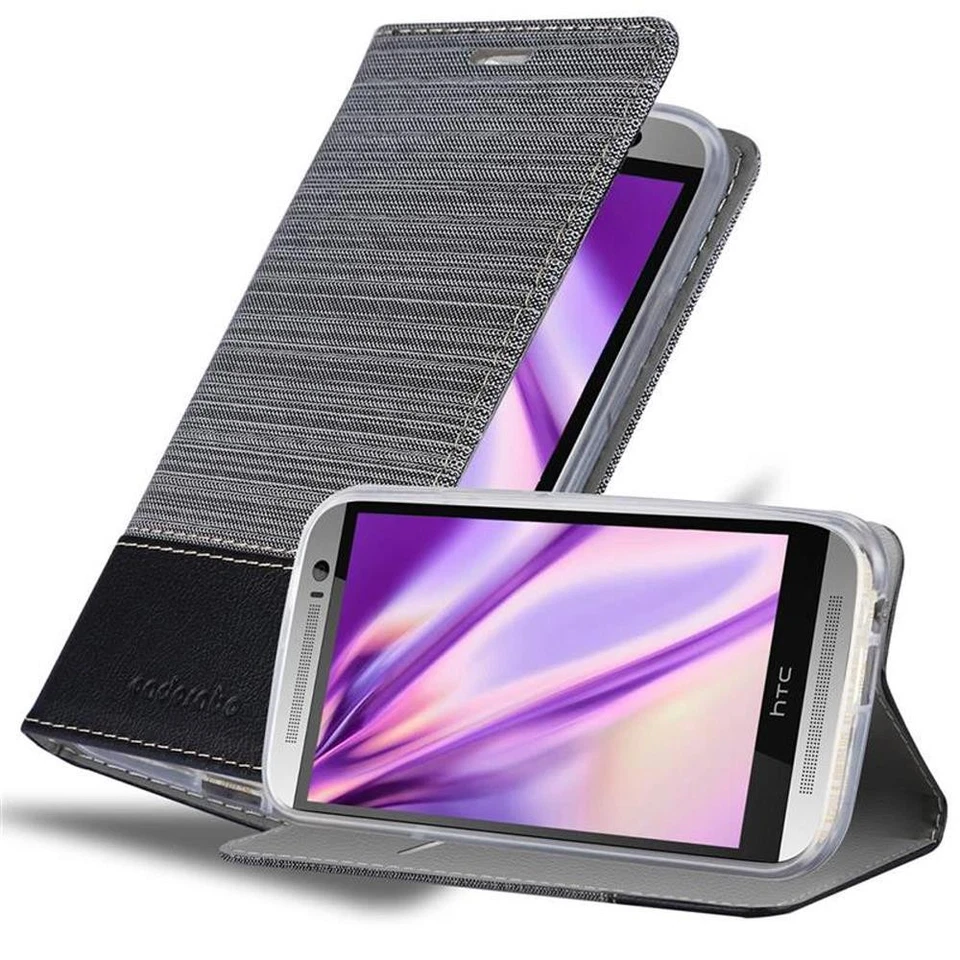 Case for HTC ONE M8 Protection Phone Cover Book Wallet Magnetic - Image 1 of 1