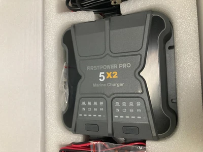 Firstpower Pro Marine Battery Charger 5x2, High Power Boat & Marine Use ICM5A - Image 1 of 3