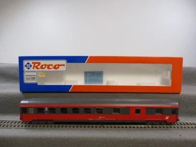 Roco Spur H0 AC 44648 Schnellzugwagen 2. Klasse BDmsz Gepäckabteil ÖBB in OVP - Bild 1 von 4