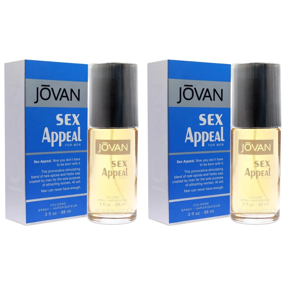 Jovan Sex Appeal Spray Leñoso Para Hombre, 88Ml Paquete De 2 Larga Duración Envío Gratis Foto 1 de 4