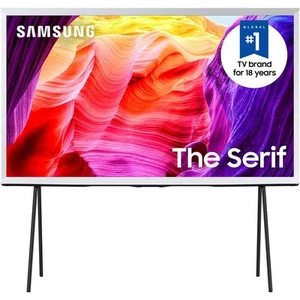 Samsung 43 Inch QLED 4K The Serif LS01D Quantum HDR Smart TV (2024) QN43LS01DAF - Picture 1 of 12